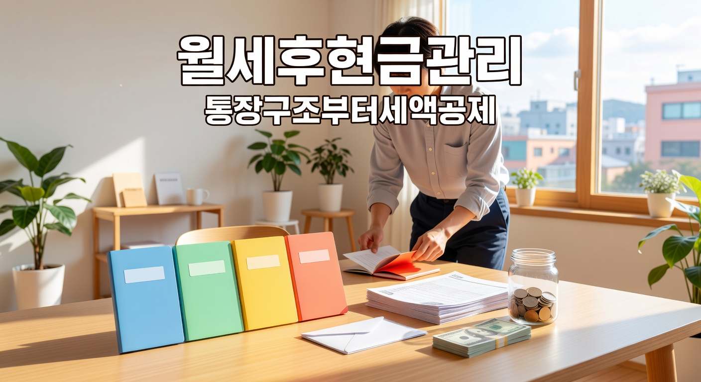 월세 후 현금관리 실천법 — 통장 구조부터 세액공제까지